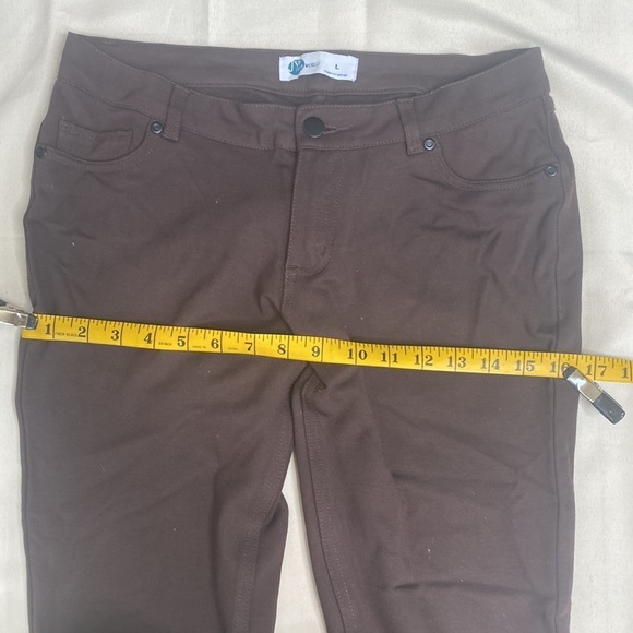 JW Sash World Brown Jeggings - Picture 7 of 13